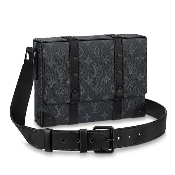 Túi Đeo Vai Nam Louis Vuitton LV Trunk Messenger M45727 Màu Đen