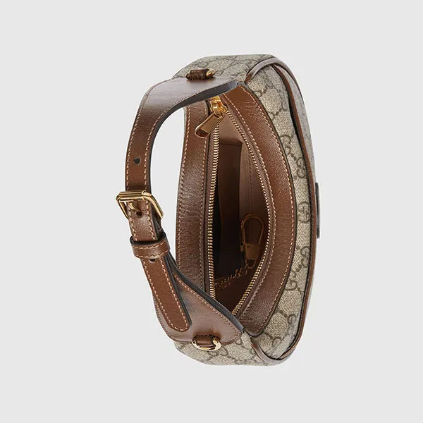 Túi Đeo Vai Nữ Gucci Beige With Interlocking G 72684392TCG8563 Màu Nâu Be - Túi xách - Vua Hàng Hiệu