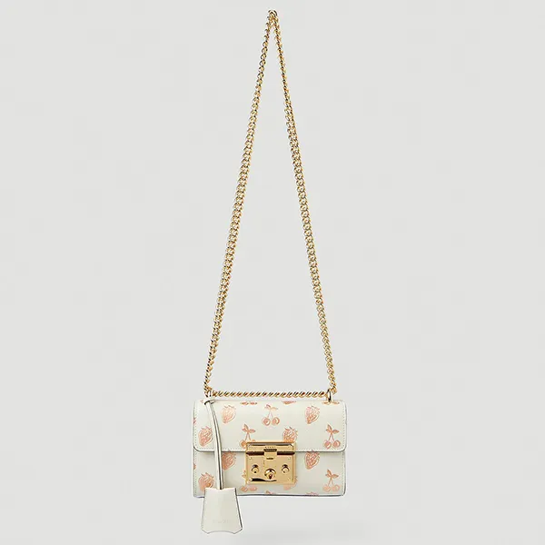Túi Đeo Vai Nữ Gucci Berry Padlock Small Shoulder Bag Màu Trắng - Túi xách - Vua Hàng Hiệu