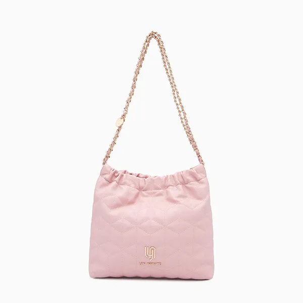 Túi Đeo Vai Nữ Lyn Infinite Monet L Shoulder Bags LL23MBF112 Pink Màu Hồng