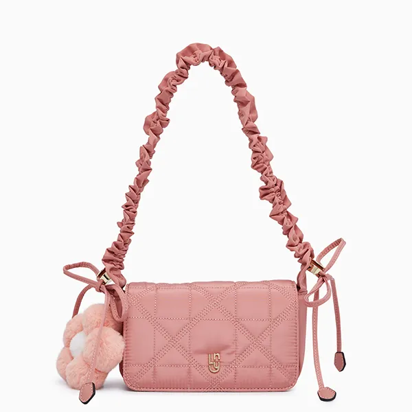 Túi Đeo Vai Nữ Lyn Nadena Front Flap Crossbody Bags Pink LL23FBF285 Màu Hồng Nude
