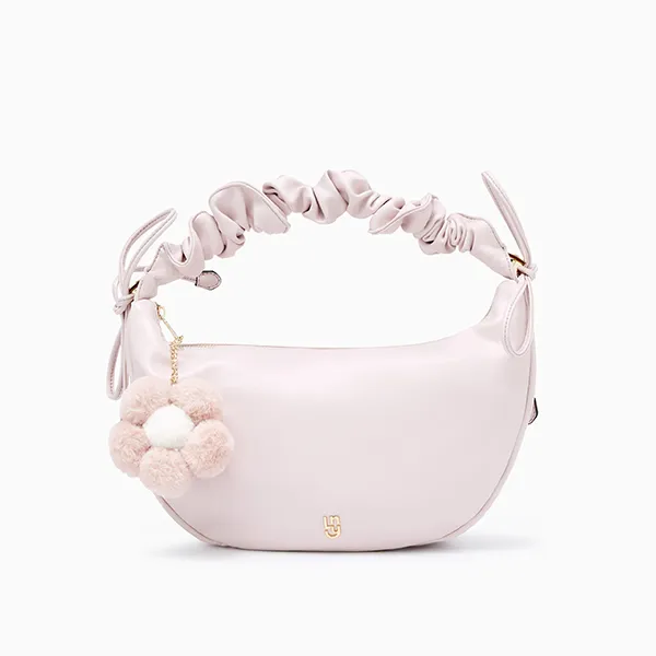 Túi Đeo Vai Nữ Lyn Nadena Hobo Shoulder Bags Pink LL23FBF281 Màu Hồng Phấn