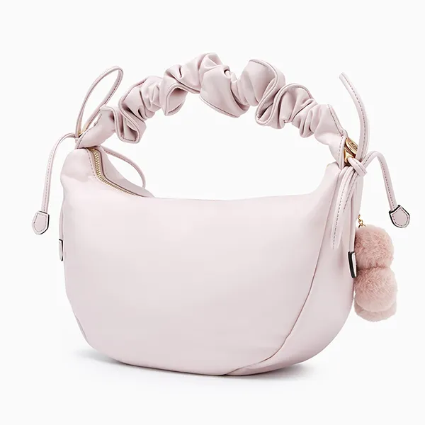 Túi Đeo Vai Nữ Lyn Nadena Hobo Shoulder Bags Pink LL23FBF281 Màu Hồng Phấn