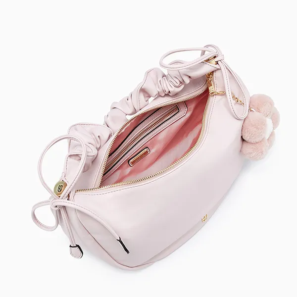 Túi Đeo Vai Nữ Lyn Nadena Hobo Shoulder Bags Pink LL23FBF281 Màu Hồng Phấn