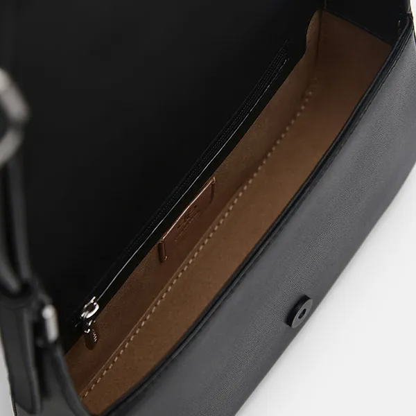 Túi Đeo Vai Nữ Pedro Icon Leather Shoulder Bag Black 76610072 Màu Đen - Túi xách - Vua Hàng Hiệu