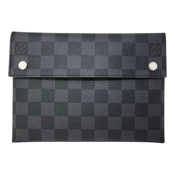 Túi Nam Louis Vuitton LV Alpha Triple Pouch Damier Graphite Màu Xám Đen - Túi xách - Vua Hàng Hiệu