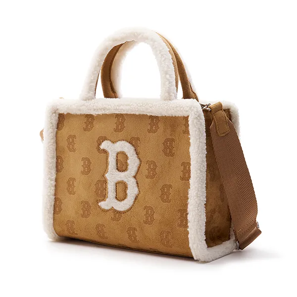 Túi Tote MLB Monogram Mustang Boston Red Sox 3AORS1036-43CAS Màu Nâu - Túi xách - Vua Hàng Hiệu
