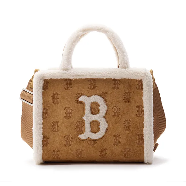 Túi Tote MLB Monogram Mustang Boston Red Sox 3AORS1036-43CAS Màu Nâu - Túi xách - Vua Hàng Hiệu