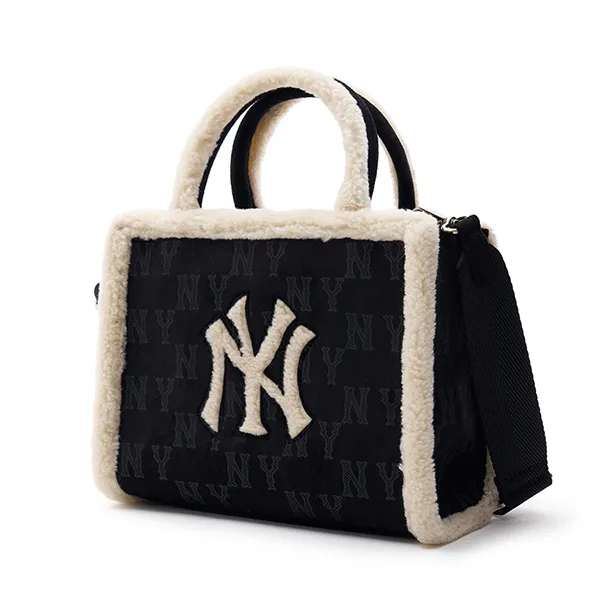 Túi Tote MLB Monogram Mustang New York Yankees 3AORS1036-50BKS Màu Đen