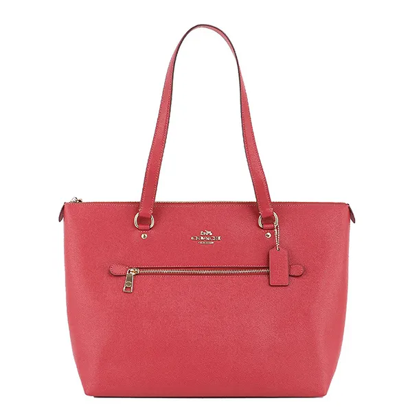 Túi Tote Nữ Coach Gallery Tote Gold Strawberry Haze 79608 Màu Hồng Đỏ