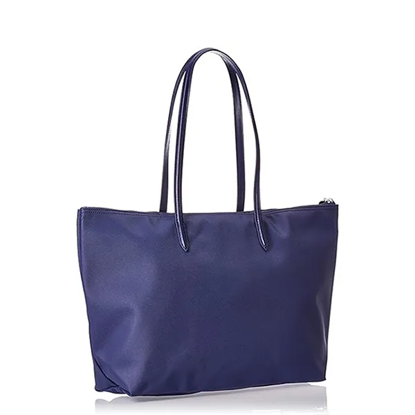 Túi Tote Nữ Lacoste Women's Concept Zip Bag NF1888PO D55 Màu Xanh Nước Biển Đậm
