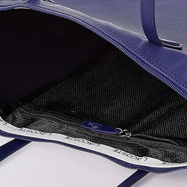 Túi Tote Nữ Lacoste Women's Concept Zip Bag NF1888PO D55 Màu Xanh Nước Biển Đậm