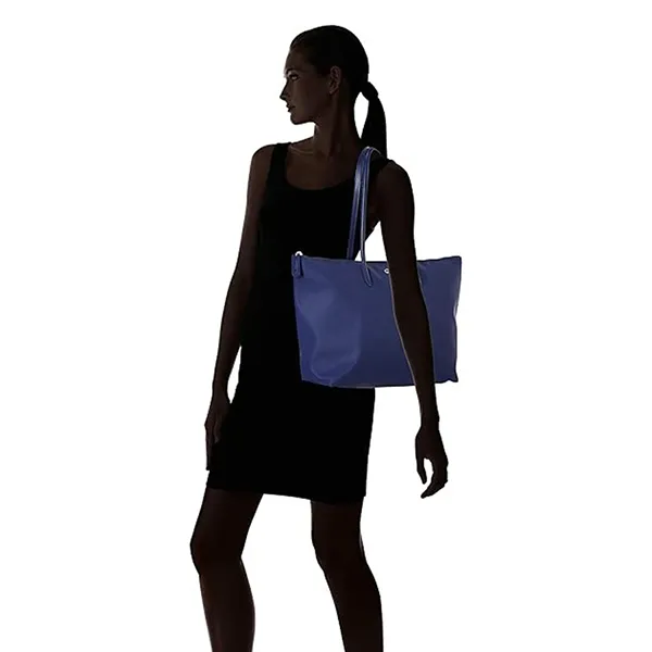 Túi Tote Nữ Lacoste Women's Concept Zip Bag NF1888PO D55 Màu Xanh Nước Biển Đậm