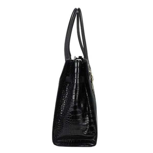 Túi Tote Nữ Michael Kors MK Hamilton XL Mixed Materials East West Handbag 35F1GHMT4E Màu Đen