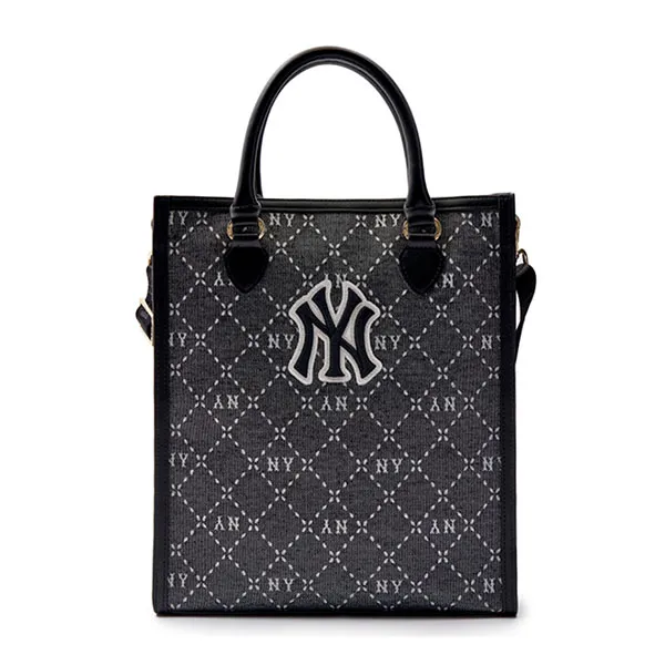 Túi Tote Nữ MLB Monogram New York Yankees ACRMDA3N-50BKS Màu Đen Xám