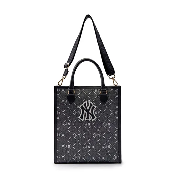 Túi Tote Nữ MLB Monogram New York Yankees ACRMDA3N-50BKS Màu Đen Xám