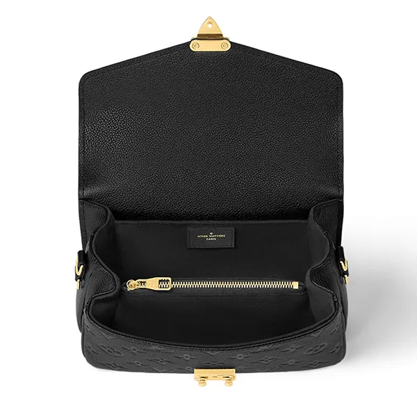 Metis East West Small Handbag M46595, Black, One Size