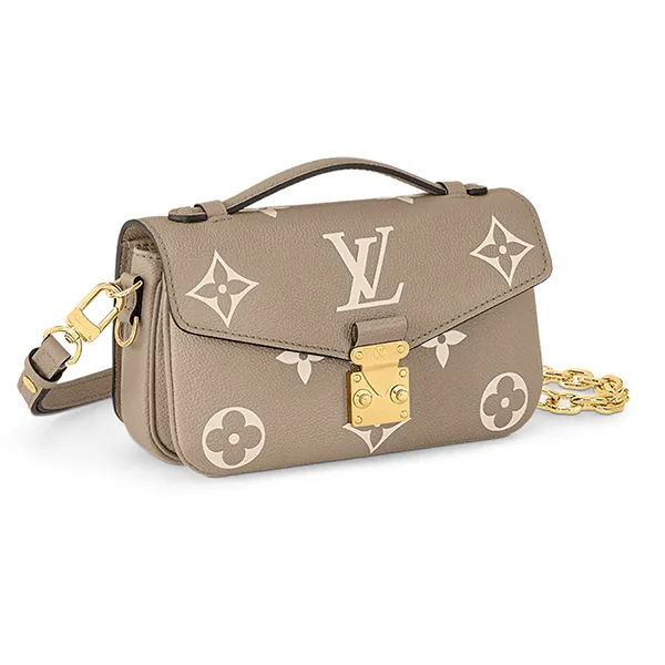 Túi Xách Nữ Louis Vuitton LV Pochette Métis East West Tourterelle Crème M23081 Màu Xám Kem - Túi xách - Vua Hàng Hiệu