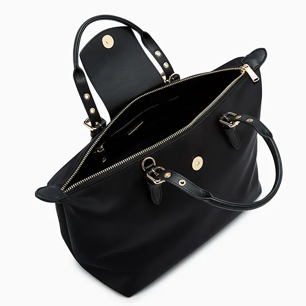 Túi Xách Nữ Lyn Braylynn Top Handle M Handbags Black LL23FBF179 Màu Đen