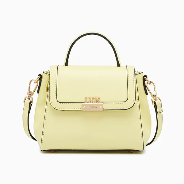 Túi Xách Nữ Lyn Jenice Mini Top Handle Handbags Yellow LL23FBF024 Màu Vàng