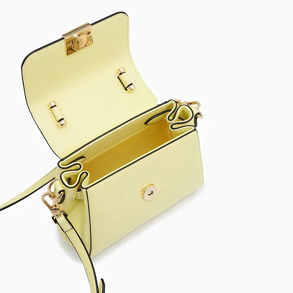 Túi Xách Nữ Lyn Jenice Mini Top Handle Handbags Yellow LL23FBF024 Màu Vàng