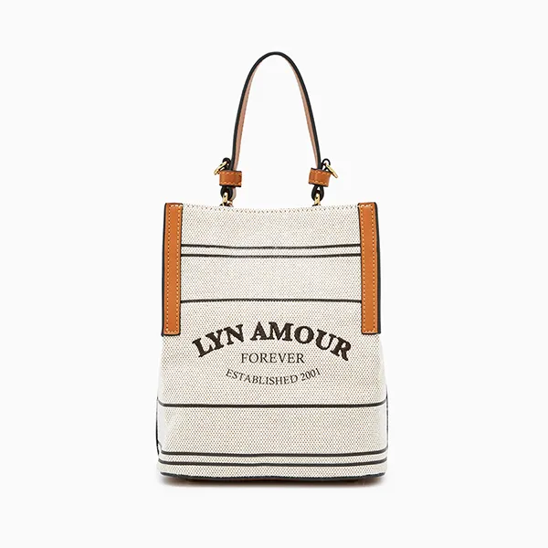 Túi Xách Nữ Lyn Moana Bucket Bags Brown LL23FBF220 Màu Xám Nâu