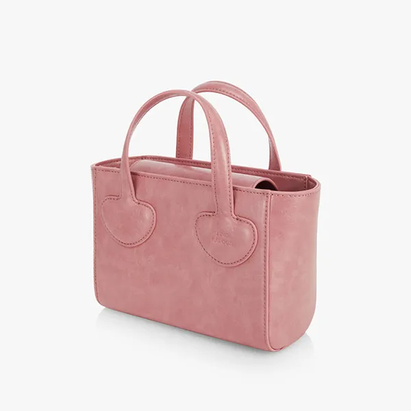 Túi Xách Tay Nữ Find Kapoor Heart Tote Bag 18 Crinkled Pink Màu Hồng - Túi xách - Vua Hàng Hiệu