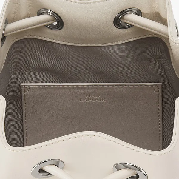 Túi Xách Tay Nữ Find Kapoor Pingo Plum Bag 18 Ivory Bag Màu Trắng Kem