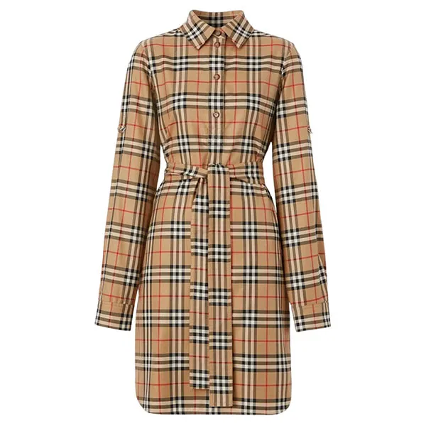 Váy Nữ Burberry Vintage Check Tie Waist 8063498 Phối Màu - Thời trang - Vua Hàng Hiệu