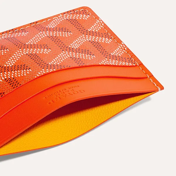 Ví Đựng Thẻ Goyard Saint Sulpice STSULPPMLTY07CL07X Màu Cam - Túi xách - Vua Hàng Hiệu