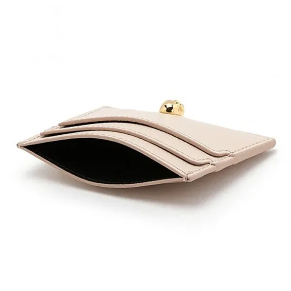 Ví Đựng Thẻ Nữ Alexander Mcqueen Skull Card Holder Ice Pink 554193-BPT0G 9901 Màu Be - Túi xách - Vua Hàng Hiệu