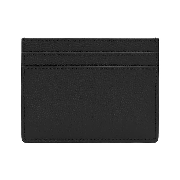 Ví Đựng Thẻ Yves Saint Laurent YSL Credit Card Case In Grain De Poudre Embossed Leather 375946BTY0N1000 Màu Đen - 3