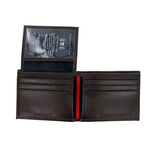 Ví Nam Tommy Hilfiger Bifold Wallet 31HP220033 Màu Nâu