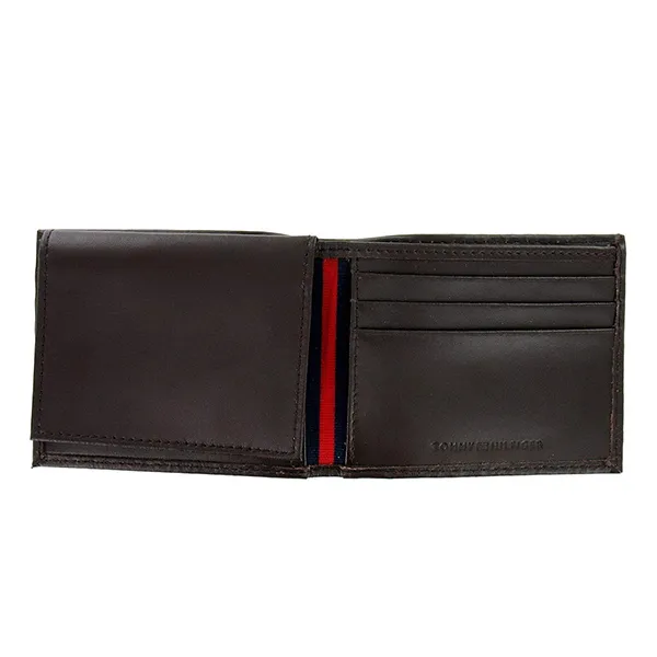 Ví Nam Tommy Hilfiger Bifold Wallet 31HP220033 Màu Nâu