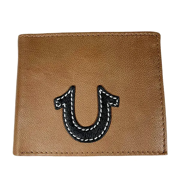 Ví Nam True Religion Leather Logo Wallet Màu Nâu - Túi xách - Vua Hàng Hiệu