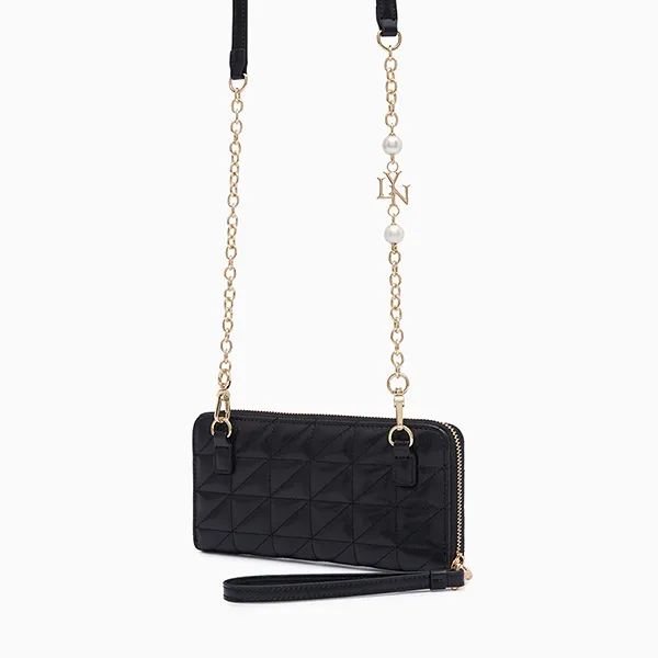Ví Nữ Lyn Corinda Coin Con Wallets Black LL23FWS111 Màu Đen