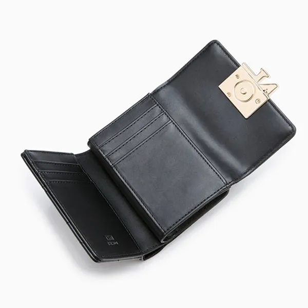 Ví Nữ Lyn Gaston Short Wallets LL23FWF001 Black Màu Đen