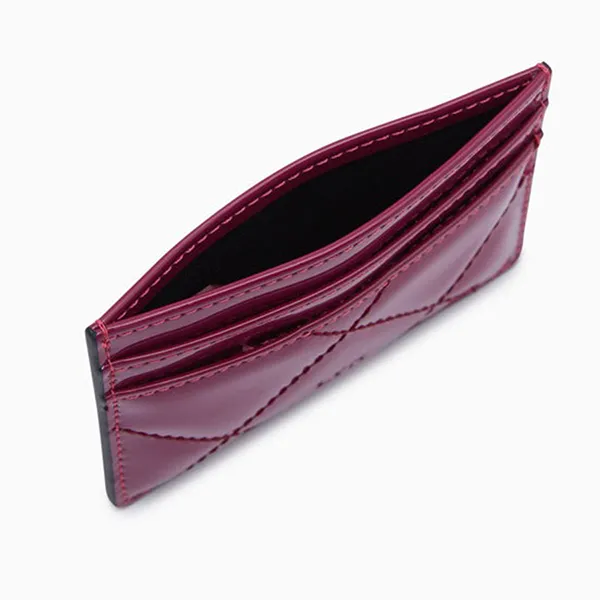 Ví Nữ Lyn Glossy Card Holder Wallets LL23WWF009 Pink Màu Hồng Đậm