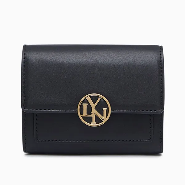 Ví Nữ Lyn Nelly Multi Short Wallets LL23FWF118 Black Màu Đen - Túi xách - Vua Hàng Hiệu