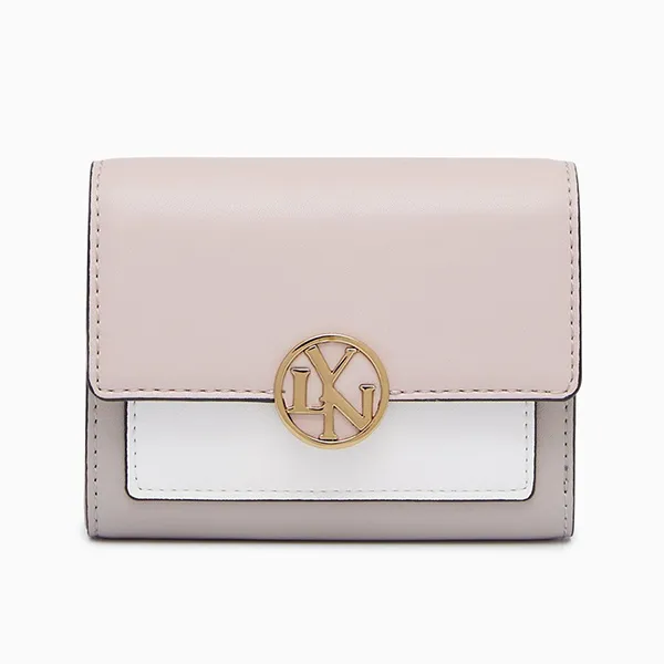 Ví Nữ Lyn Nelly Multi Short Wallets LL23FWF118 Pink Màu Hồng Trắng - Túi xách - Vua Hàng Hiệu