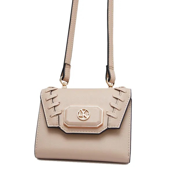 Ví Nữ Lyn Yoanna Short Wallets On Chain LL23FWF103 Beige Màu Be