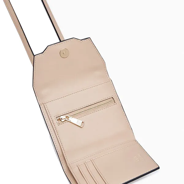 Ví Nữ Lyn Yoanna Short Wallets On Chain LL23FWF103 Beige Màu Be