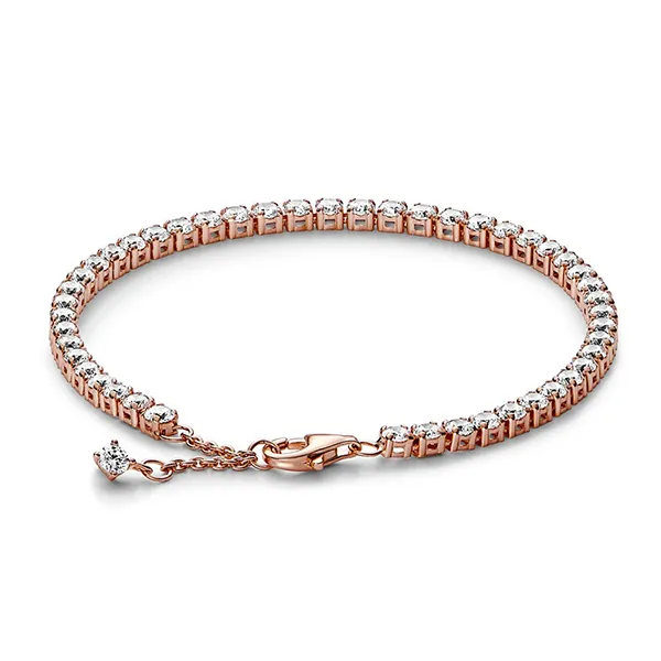 Vòng Đeo Tay Nữ Pandora Sparkling Tennis Bracelet 581469C01 Màu Vàng Hồng Size 16 - Trang sức - Vua Hàng Hiệu