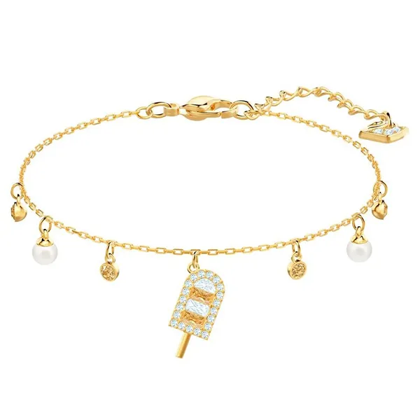 Vòng Đeo Tay Nữ Swarovski Ice Cream Bracelet 5465411 Màu Vàng