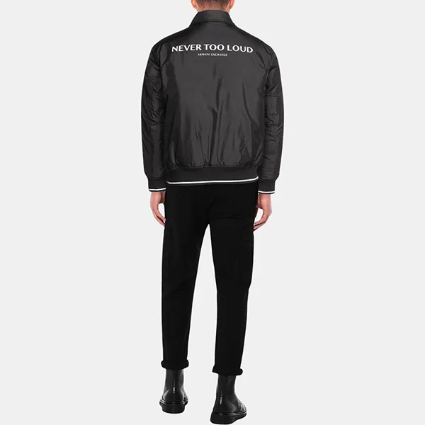 Áo Bomber Armani Exchange Jacket Black 6KZB36ZNKRZ1200 Màu Đen Size XS