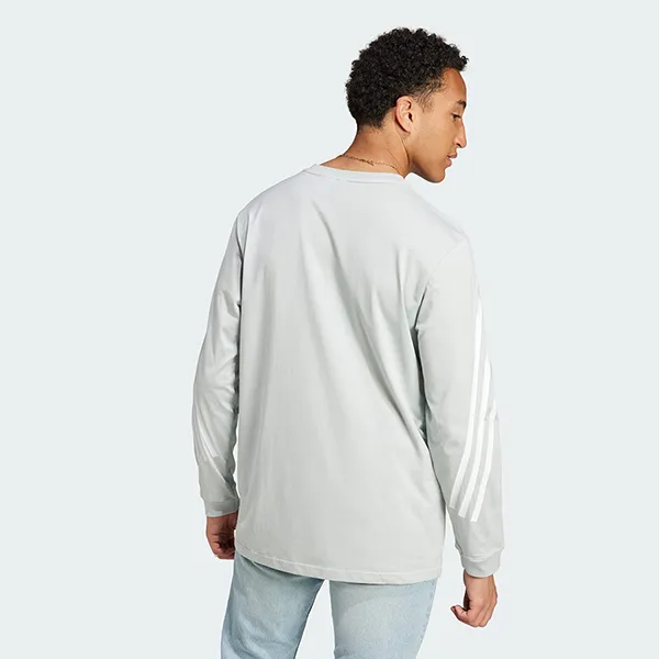 Áo Dài Tay Adidas Future Icons 3-Stripes Long Sleeve Tee IJ6390 Màu Xanh Nhạt