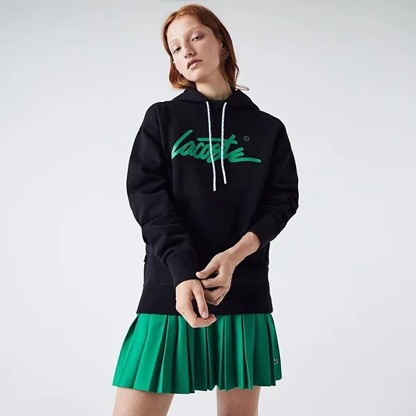 Áo Hoodie Lacoste Live Loose Fit SH2778 Màu Đen Size S