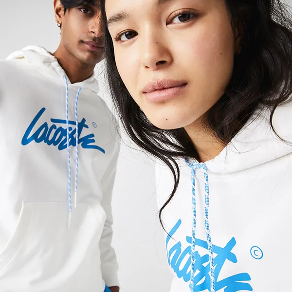 Áo Hoodie Lacoste Live Loose Fit SH2778 Màu Trắng XS