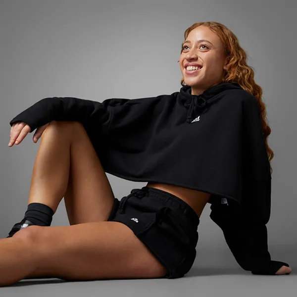 Áo Hoodie Nữ Adidas Collective Power HR5274 Màu Đen Size XS