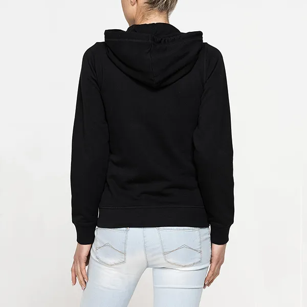 Áo Hoodie Nữ Carrera Jeans Full Zip Hooded Sweatshirt 8540386P_899 Màu Đen Size S
